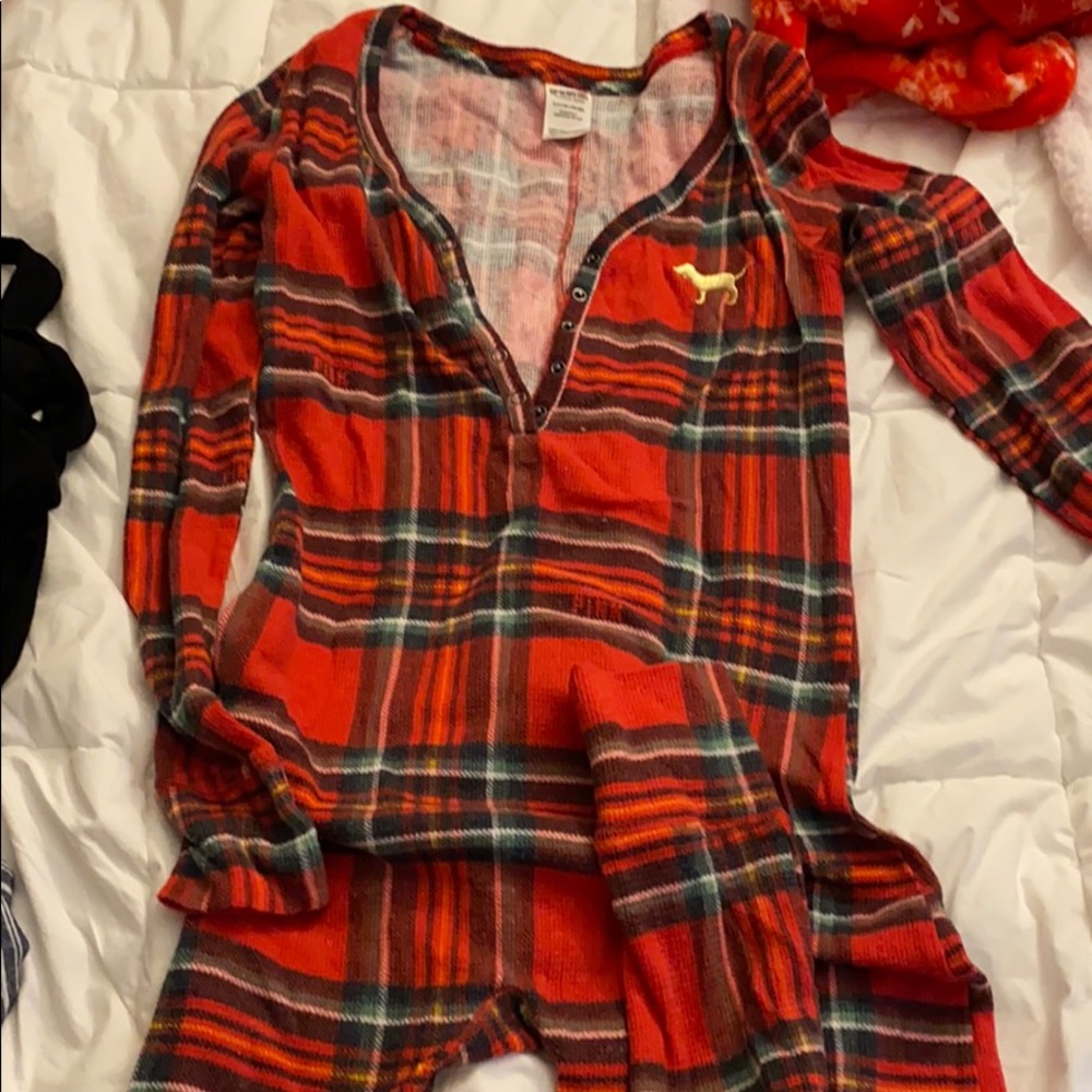 VS Pink onesie Pajamas